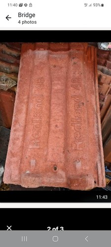 Roof tiles redland type - redland,