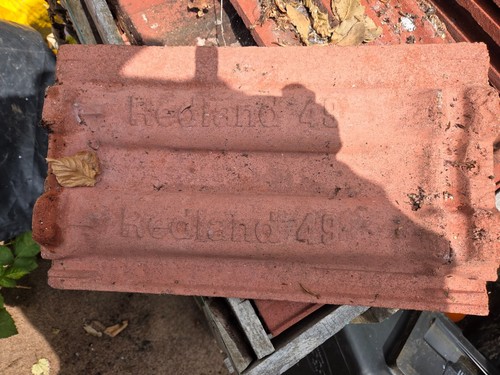 Redland roof tiles used - redland,