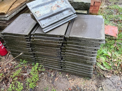 Redland roof tiles grey - 42, x