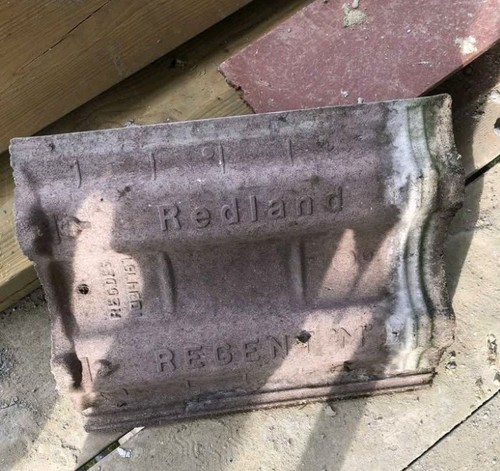 Redlands roof tiles - roof, and